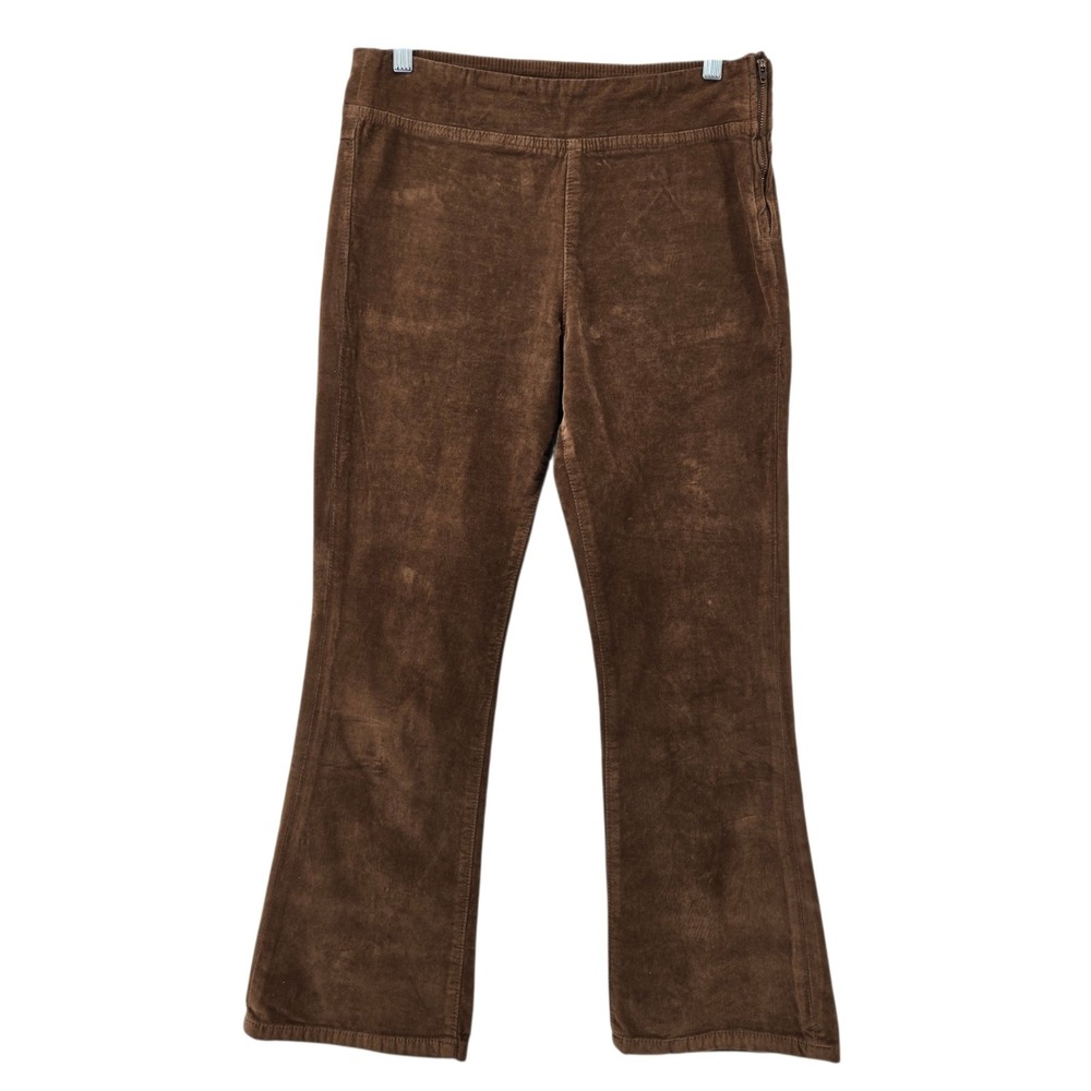 Free People Pants Womens Sm Corduroy Brown Boot Crop Flare Boho Cowgirl Festival